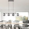 Suspension Leuchten-Direkt BIG WIDOW Noir, 4 lumières