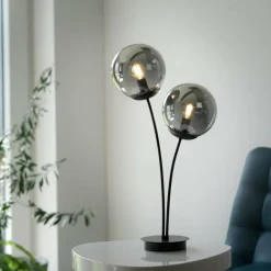 Suspension Leuchten-Direkt BIG WIDOW Noir, 2 lumières