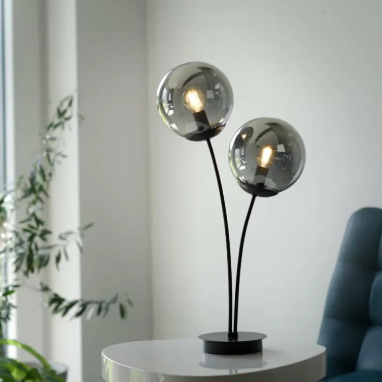 Suspension Leuchten-Direkt BIG WIDOW Noir, 2 lumières