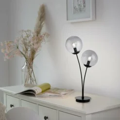 Suspension Leuchten-Direkt BIG WIDOW Noir, 2 lumières