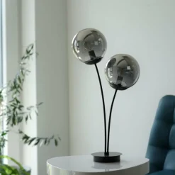 Suspension Leuchten-Direkt BIG WIDOW Noir, 2 lumières