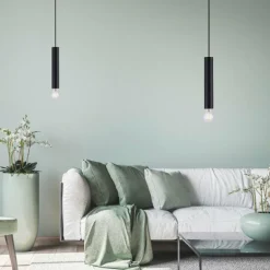 Suspension Leuchten-Direkt BRUNA Noir, 1 lumière