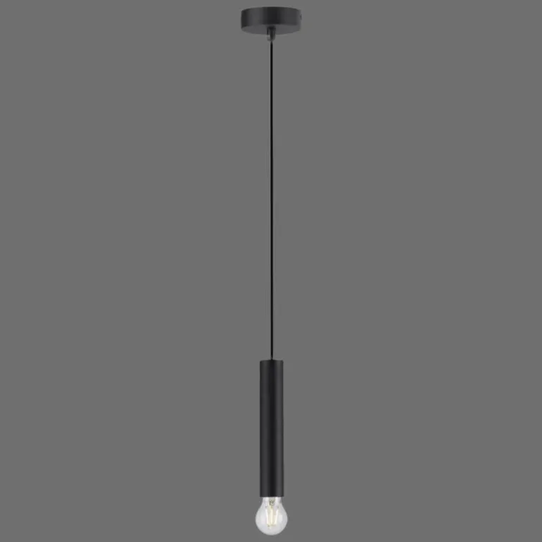 Suspension Leuchten-Direkt BRUNA Noir, 1 lumière