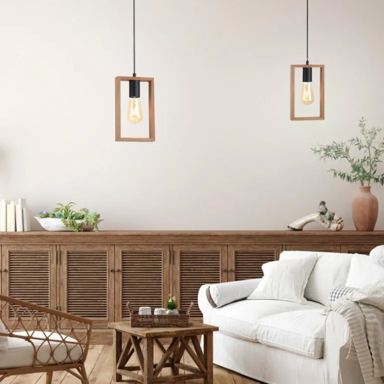 Suspension Leuchten-Direkt FRANKY Noir, 1 lumière