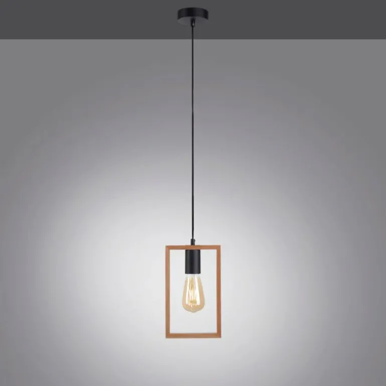 Suspension Leuchten-Direkt FRANKY Noir, 1 lumière