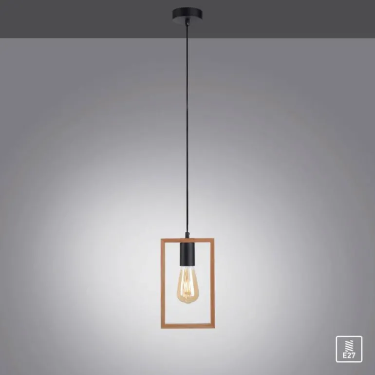 Suspension Leuchten-Direkt FRANKY Noir, 1 lumière