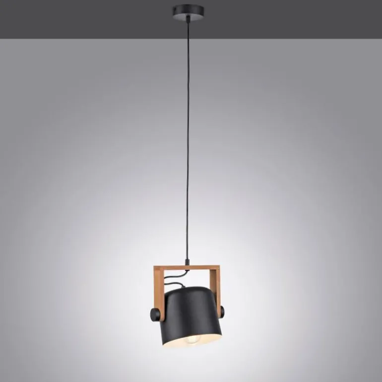 Suspension Leuchten-Direkt CUP Noir, 1 lumière