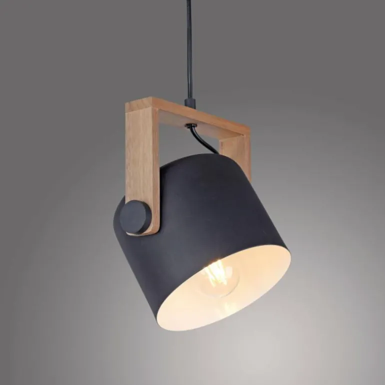 Suspension Leuchten-Direkt CUP Noir, 1 lumière