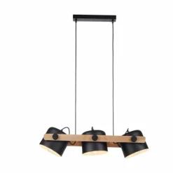 Suspension Leuchten-Direkt CUP Noir, 3 lumières
