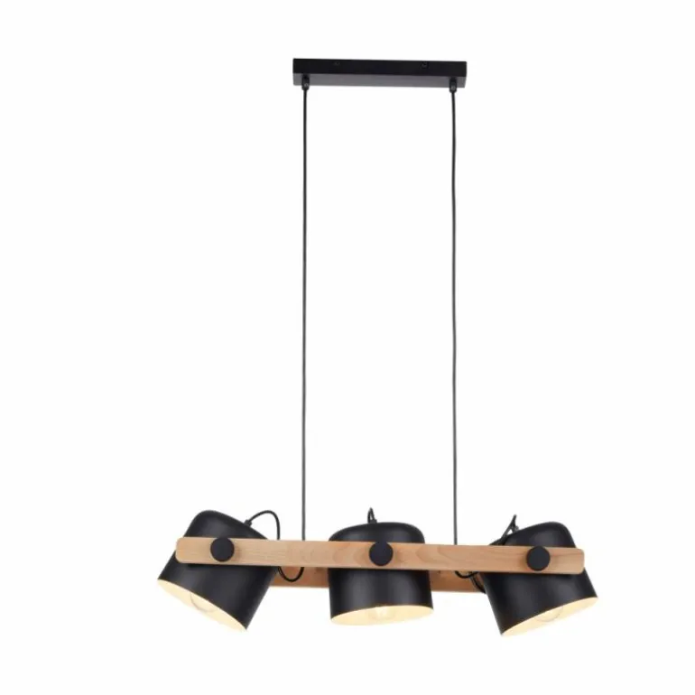Suspension Leuchten-Direkt CUP Noir, 3 lumières