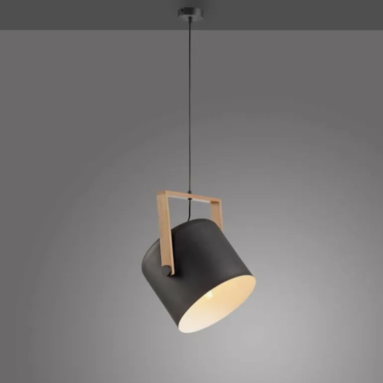 Suspension Leuchten-Direkt CUP Noir, 1 lumière