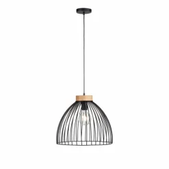 Suspension Leuchten-Direkt LAMI Noir, 1 lumière