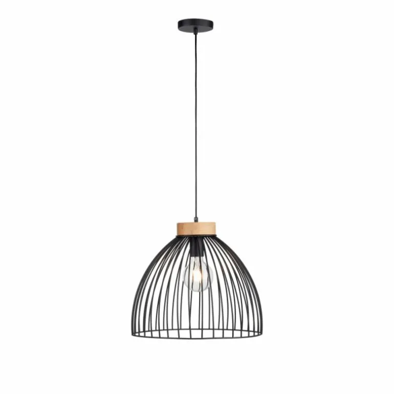 Suspension Leuchten-Direkt LAMI Noir, 1 lumière