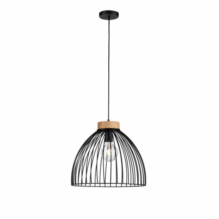 Suspension Leuchten-Direkt LAMI Noir, 1 lumière
