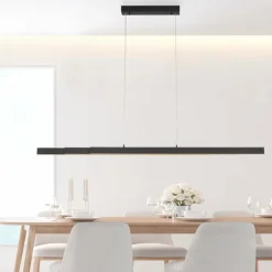 Suspension Leuchten-Direkt LUZI LED Anthracite, 3 lumières