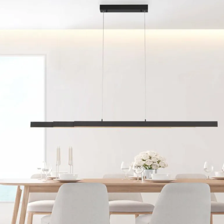 Suspension Leuchten-Direkt LUZI LED Anthracite, 3 lumières