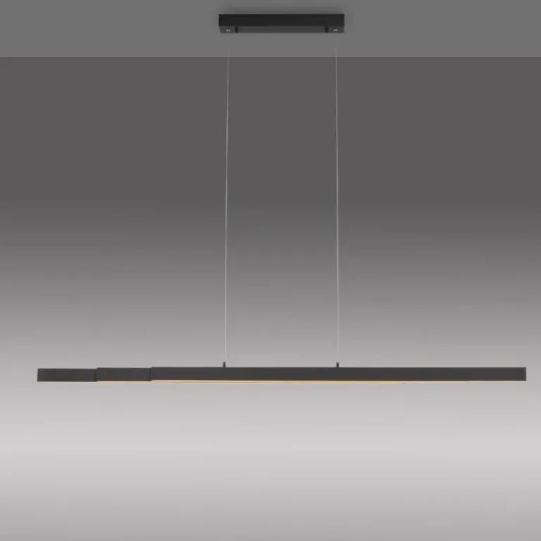 Suspension Leuchten-Direkt LUZI LED Anthracite, 3 lumières
