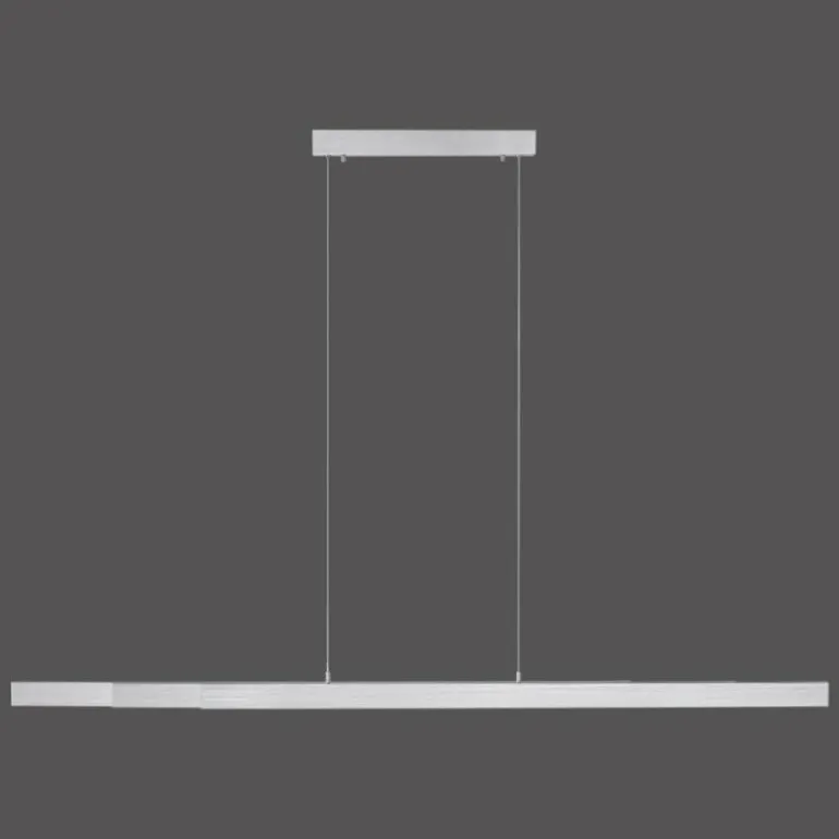 Suspension Leuchten-Direkt LUZI LED Argenté, 3 lumières