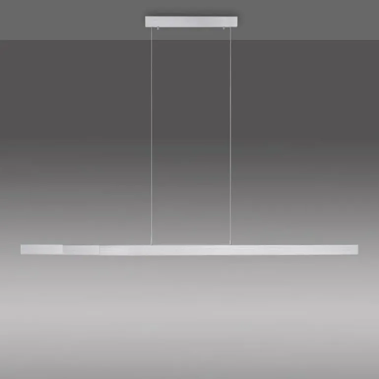 Suspension Leuchten-Direkt LUZI LED Argenté, 3 lumières
