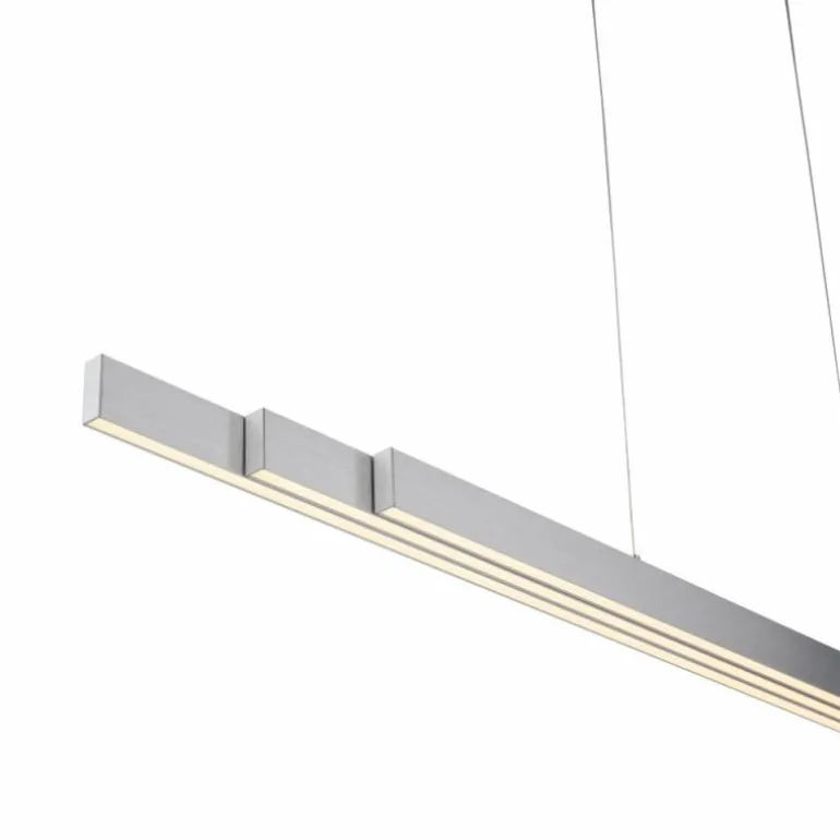 Suspension Leuchten-Direkt LUZI LED Argenté, 3 lumières