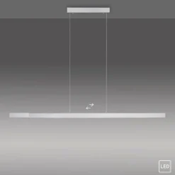 Suspension Leuchten-Direkt LUZI LED Argenté, 3 lumières
