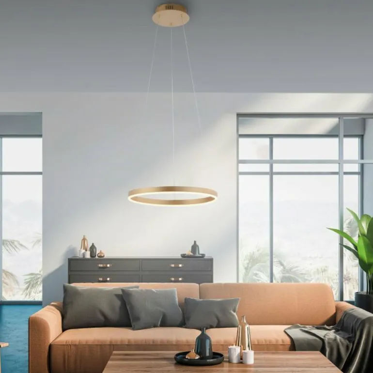 Suspension Leuchten-Direkt RITUS LED Laiton, 1 lumière