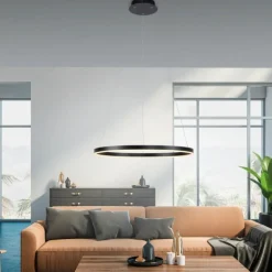 Suspension Leuchten-Direkt RITUS LED Noir, 1 lumière