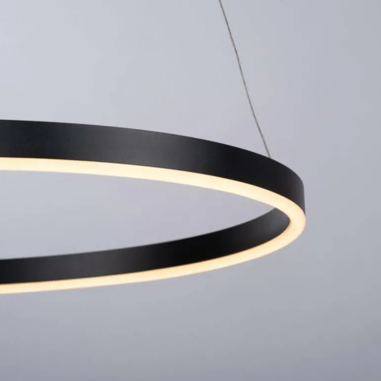 Suspension Leuchten-Direkt RITUS LED Noir, 1 lumière