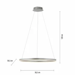 Suspension Leuchten-Direkt RITUS LED Aluminium, 1 lumière