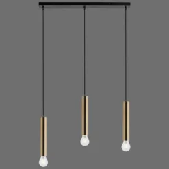 Suspension Leuchten-Direkt BRUNA Noir, 3 lumières
