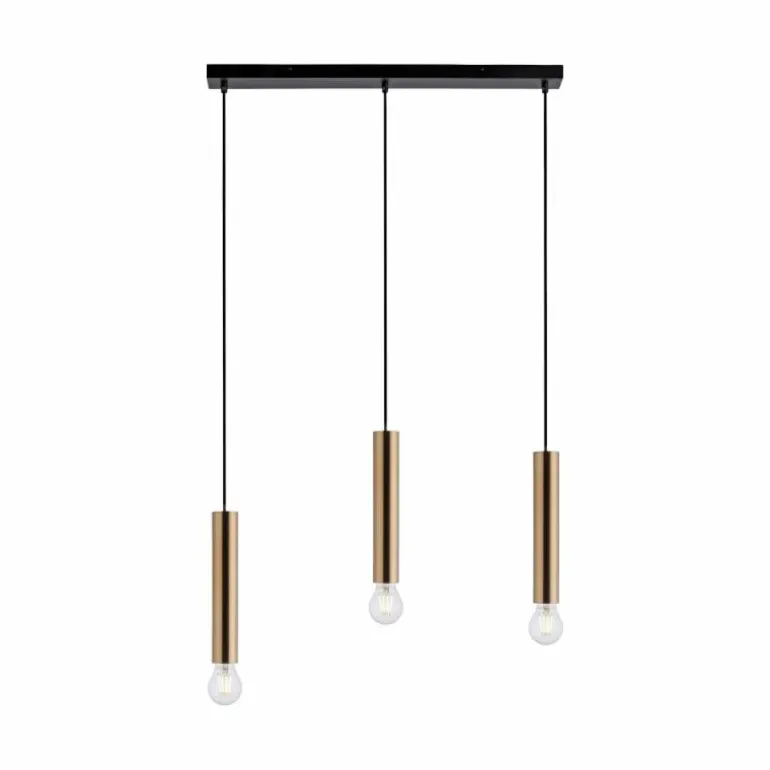 Suspension Leuchten-Direkt BRUNA Noir, 3 lumières