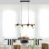 Suspension Leuchten-Direkt CANOP Écru, Noir, 4 lumières