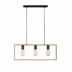 Suspension Leuchten-Direkt FRANKY Noir, 3 lumières