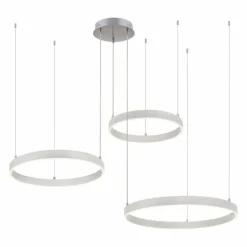 Suspension Leuchten-Direkt LILLUTI LED Argenté, 2 lumières, Télécommandes