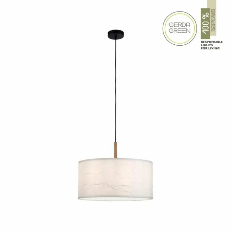 Suspension Leuchten-Direkt GREEN SOFIE Écru, Noir, 1 lumière