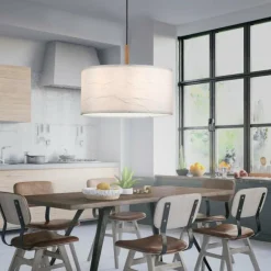 Suspension Leuchten-Direkt GREEN SOFIE Écru, Noir, 1 lumière