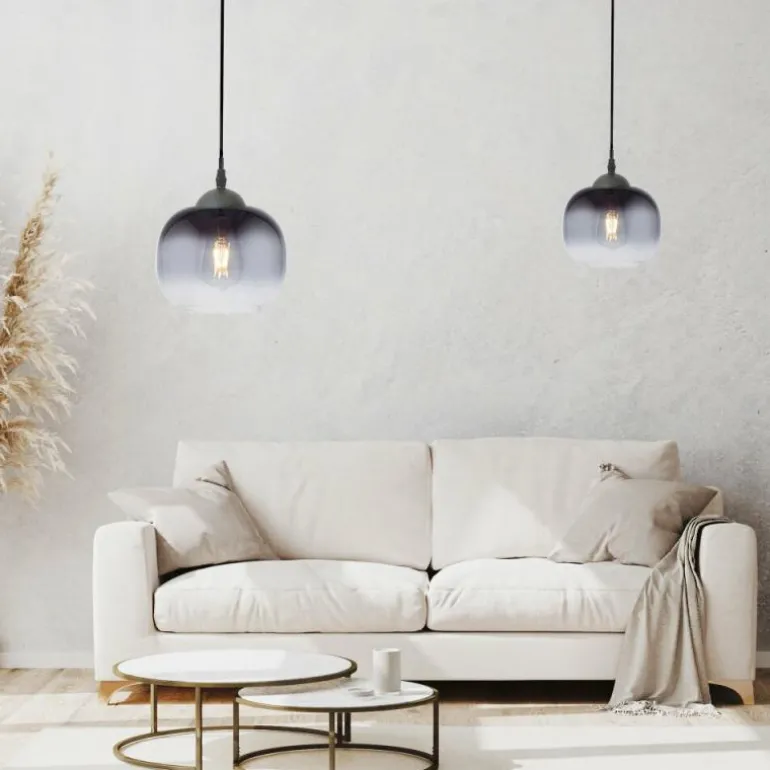 Suspension Leuchten-Direkt ZEA Noir, 1 lumière