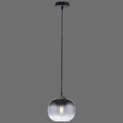 Suspension Leuchten-Direkt ZEA Noir, 1 lumière