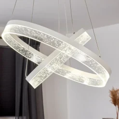 Suspension Lezha LED Blanc, 2 lumières