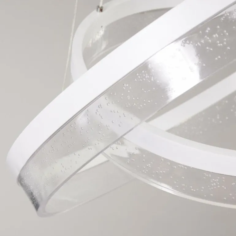 Suspension Lezha LED Blanc, 2 lumières