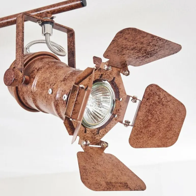 Suspension Lichinga Rouille, 4 lumières