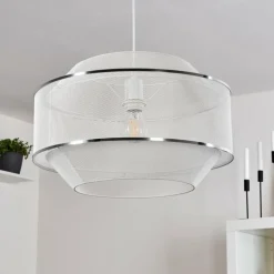 Suspension Limassol Blanc, 1 lumière