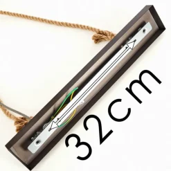 Suspension Logum Brun, Noir, 3 lumières