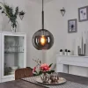 Suspension Loiulo Nickel mat, Argenté, 1 lumière