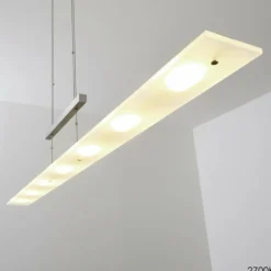 Suspension Lourdes LED Chrome, Nickel mat, 7 lumières