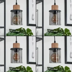 Suspension Loursin Noir, 3 lumières