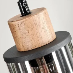 Suspension Loursin Noir, 3 lumières