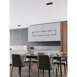 Suspension Luce Design Moka LED Moka, 9 lumières