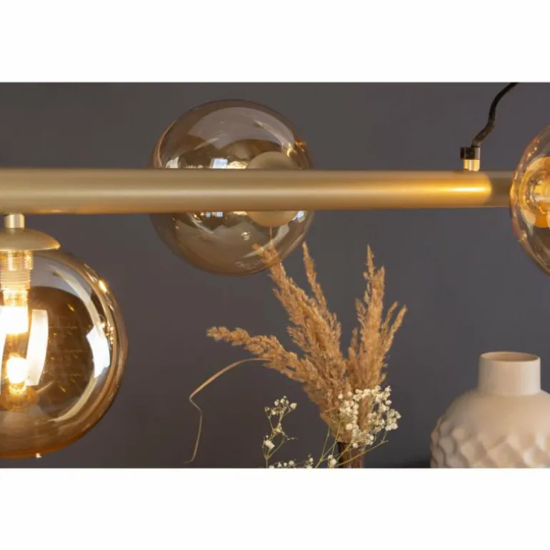 Suspension Luce Design NEPTUN Laiton, 6 lumières