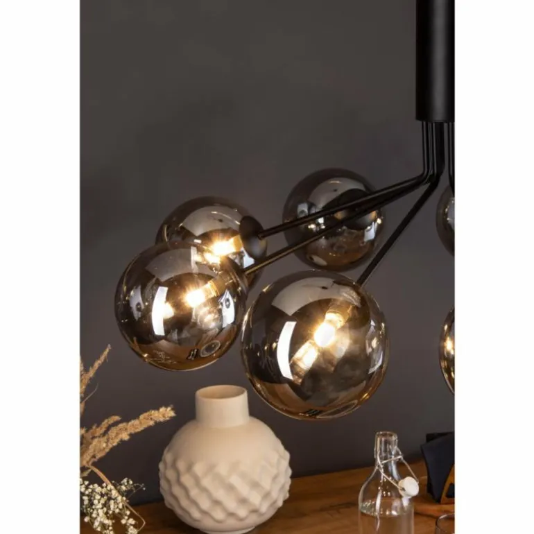 Suspension Luce Design NEPTUN Noir, 9 lumières